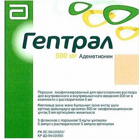 Гептрал после запоя схема